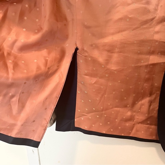 BARONI Prive Super 150s wool suiting blazer jacket bavy blue 40/34R - Picture 11 of 13